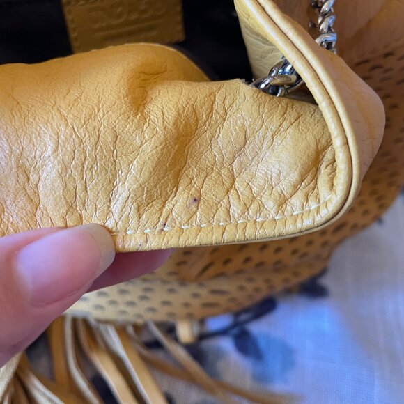 UNO de 50 fringed leather bag - Picture 15 of 15